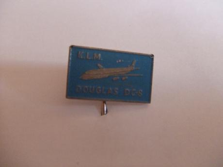 KLM Douglas DC 8 blauw